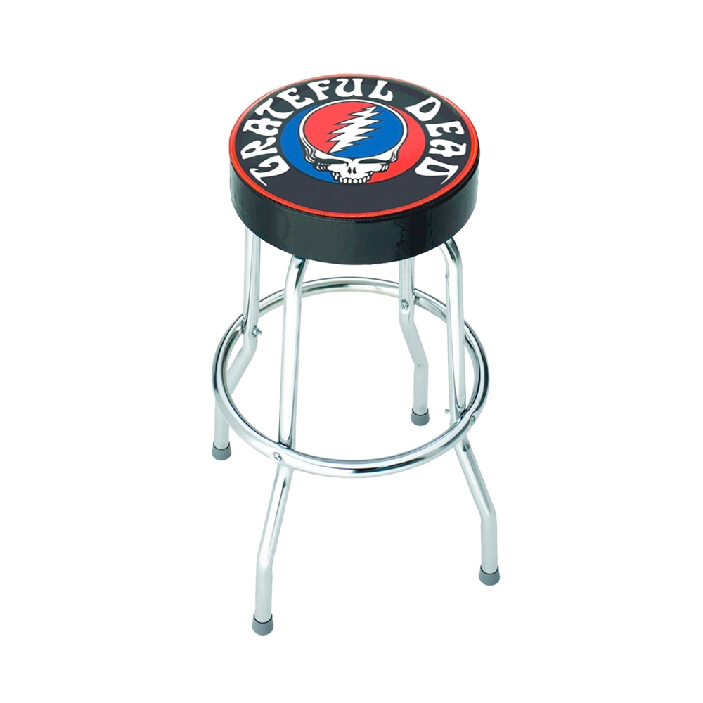 Rocksax Grateful Dead - Logo Barkruk - Zwart